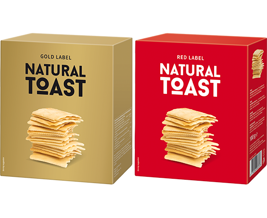 90727 Gold & Red Label Toast