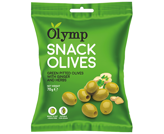 93292 Olymp Snack Olives with Ginger and Herbs